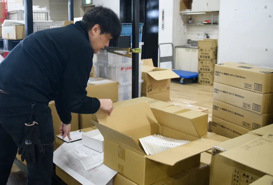 [写真]各工程でのチェック体制