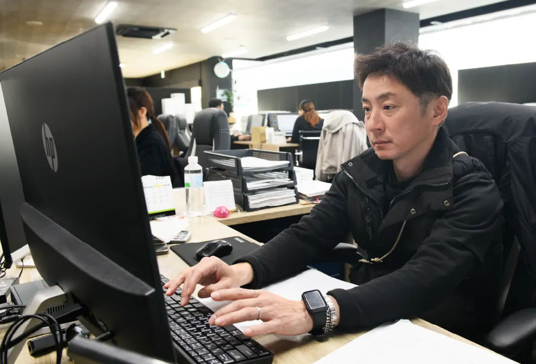 [写真]全社共有